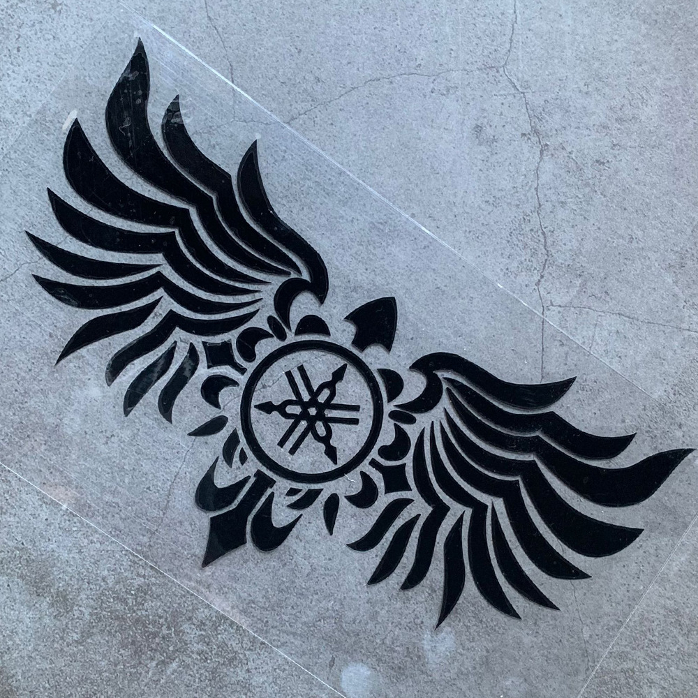 ヤマハのステッカーのオートバイの反射ステッカーのヤマハの車の標識の福穎125はレーザーのまぶしい夜光のステッカーを改造します。