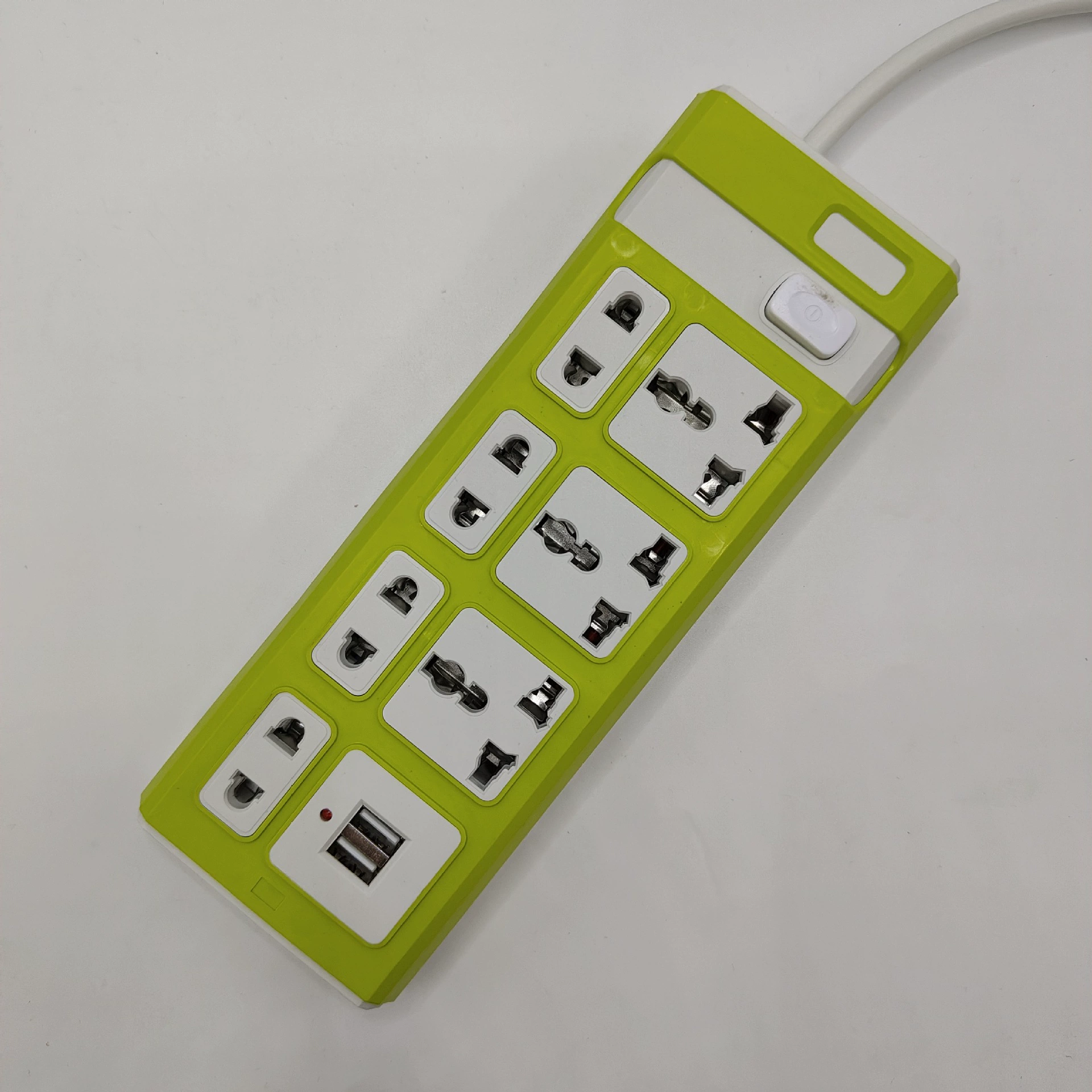 Cross-border supplier universal hole-rack switch socket for home plug boards with EU plugs 2/3/5 meter power strip