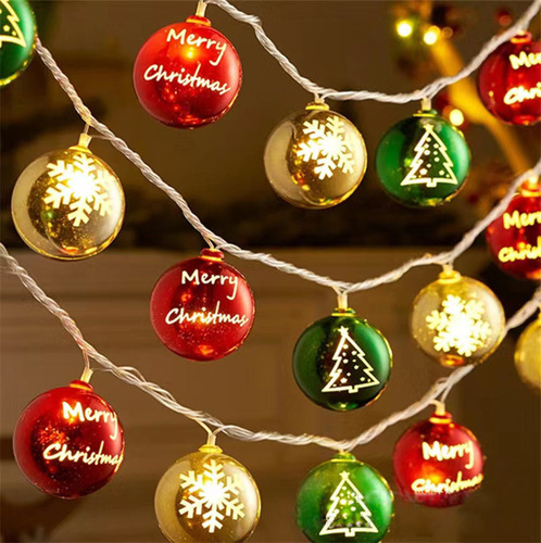 Christmas wishing ball LED Christmas tree decoration ball lamp star lamp five-pointed star ball Christmas decoration lantern