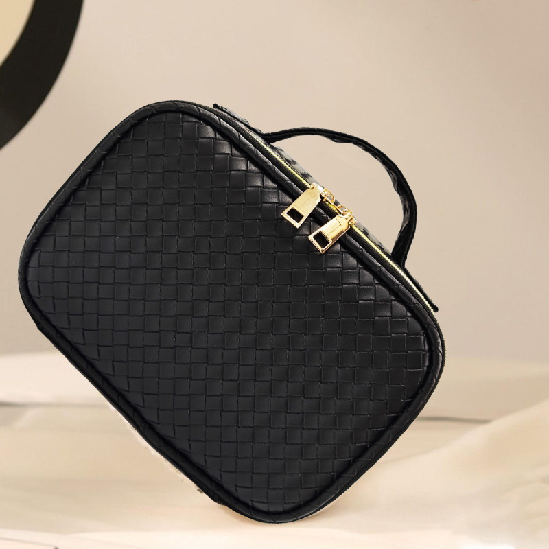 Bolso cosmético portátil de viaje pequeño de 6 pulgadas espejo led bolsa cosmética portátil desmontable de gran capacidad con luz con espejo