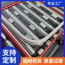 顶升移载滚筒输送机厂家链条自动平移转弯辊筒线  特惠