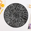 PVC meal cushion round fireworks hot hot dining table cushion Nordic -style western food cushion tea meal cushion