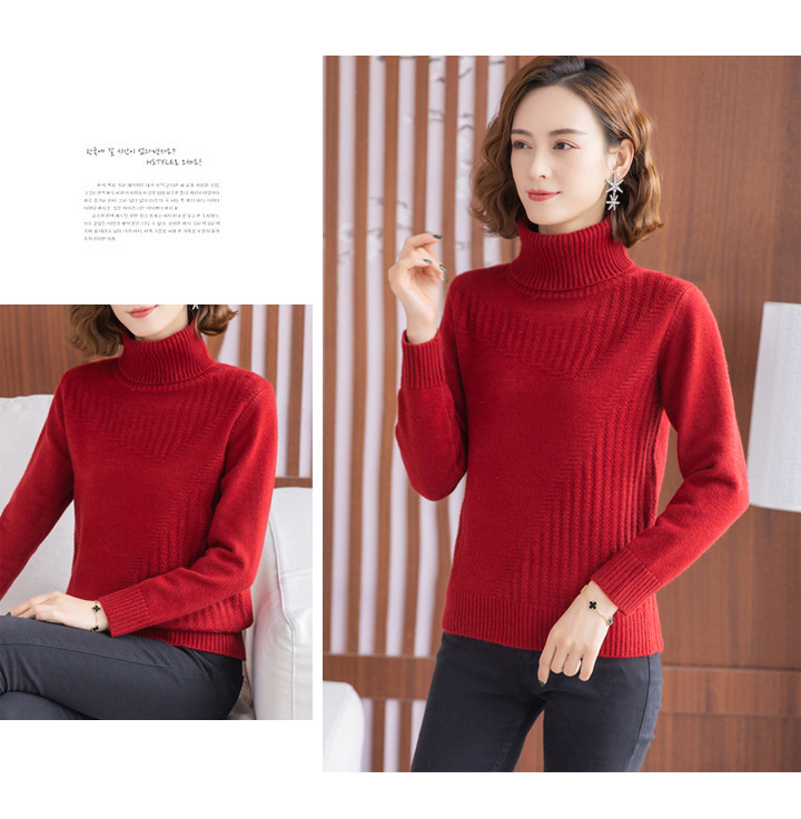 E5759 1010K ÁO LEN NỮ TAIRYA BIG SIZE NGOẠI CỠ MÙA XUÂN THU ĐÔNG PHONG CÁCH HÀN QUỐC HỌA TIẾT HOA DÀY ẤM THỜI TRANG NỮ G03 SẢN PHẨM MỚI