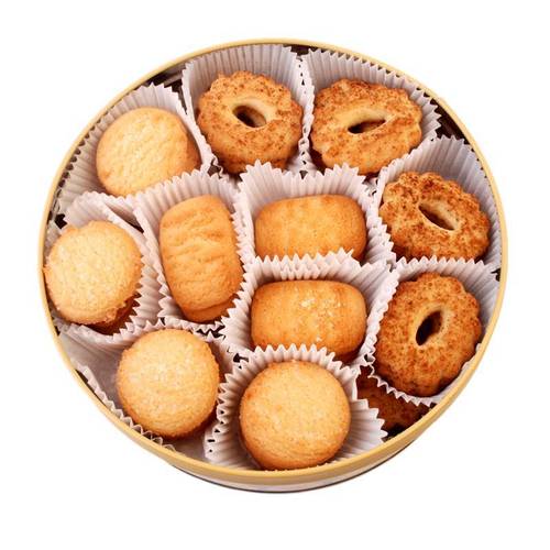 Russian style matryoshka brand cookies 400g crispy and delicious iron gift box packaging gift snack snacks