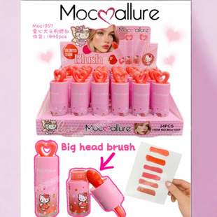 Cross-Border New Product Mocoallure Blush Moisturizing and Colorful Multi-Color Wholesale