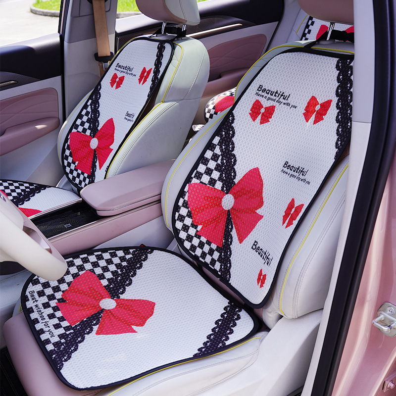 42腰靠车坐垫四季通用车座垫车用座椅套汽冰丝新款轻奢透气夏季