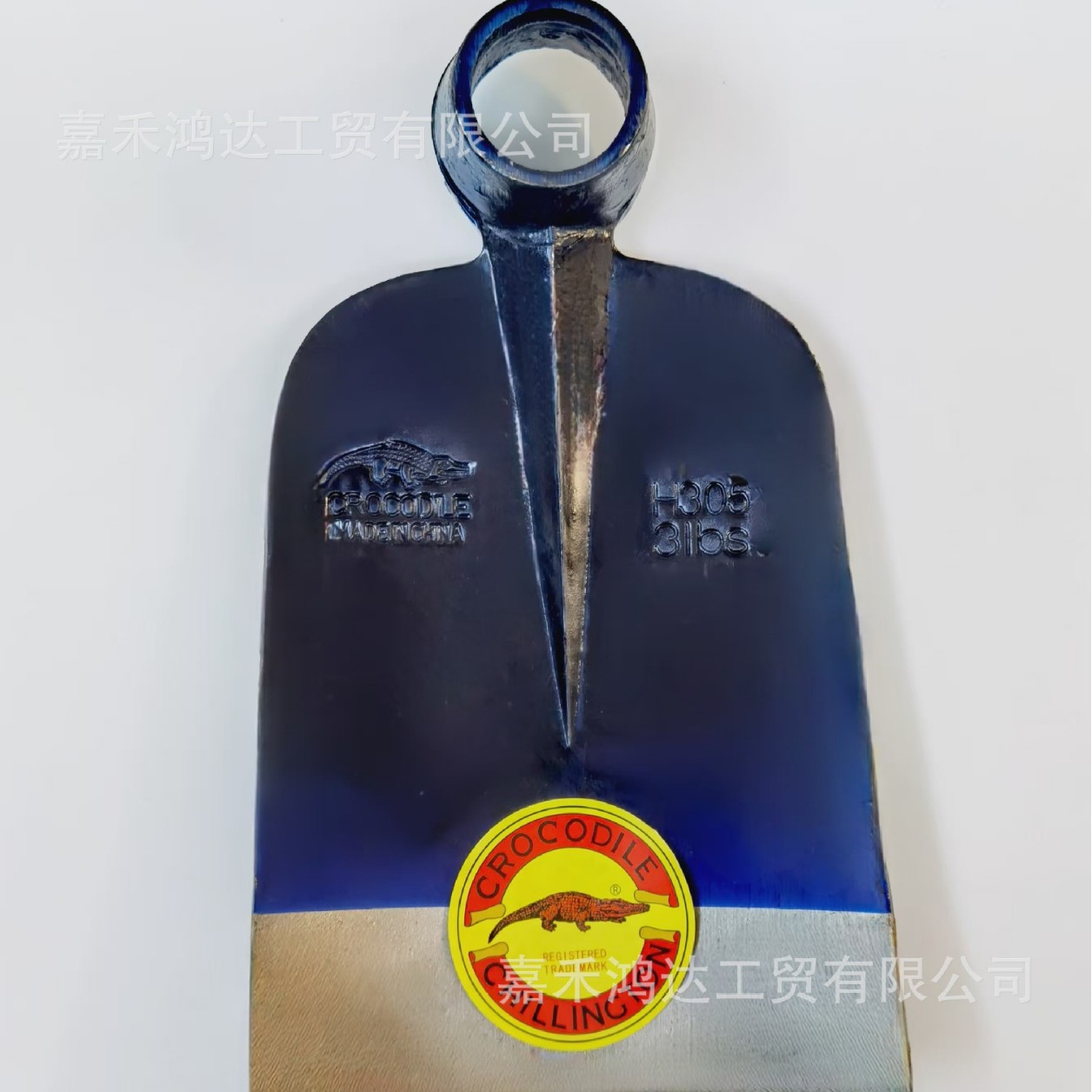 H305 3LB 鳄鱼牌锄头 圆标设计 道硅钢材质锻压 高品质园艺工具