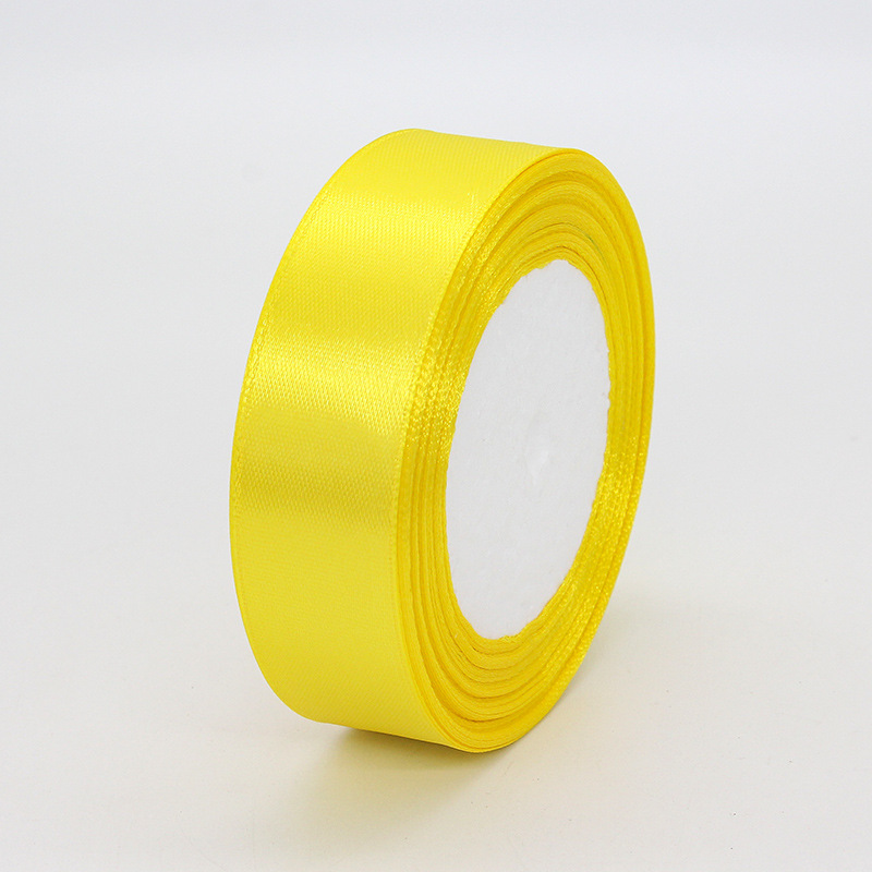 Fábrica al por mayor 2,5 cm cinta de poliéster cinta de embalaje de regalo Cinta de hornear cinta de decoración de la boda