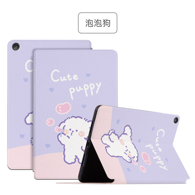 Suitable for OPPO Realme Pad 2 Tablet Protective Case Cute Cartoon All-inclusive Stand Samsung TabA9 Flip Cover