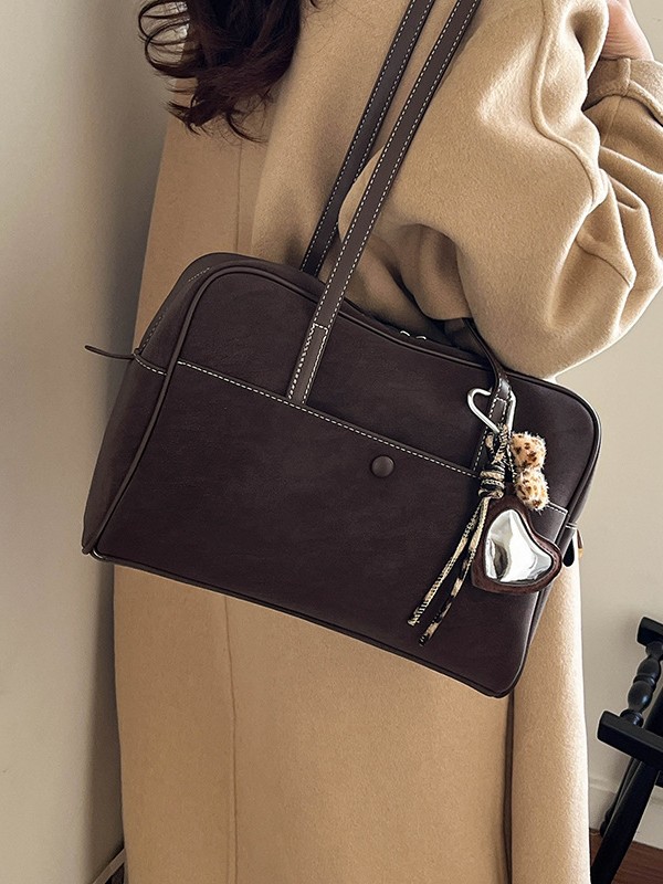 Bolso de mujer retro bolso de almohada de gran capacidad ventas calientes nueva textura de alta calidad simple bolso de hombro bolso casual