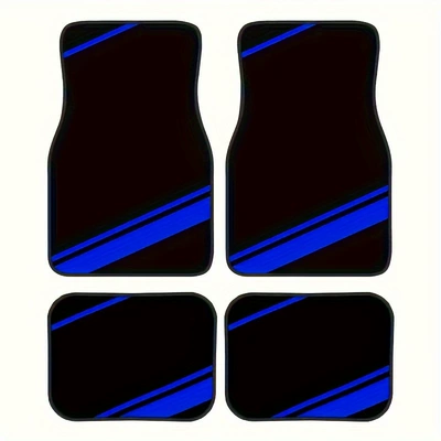 and Easy to Care For, Four-Piece | Avtomobil döşəmə paspasları - sku95-color-temu-hot-selling-floor-mats-102-3344cm-two-piece-pack