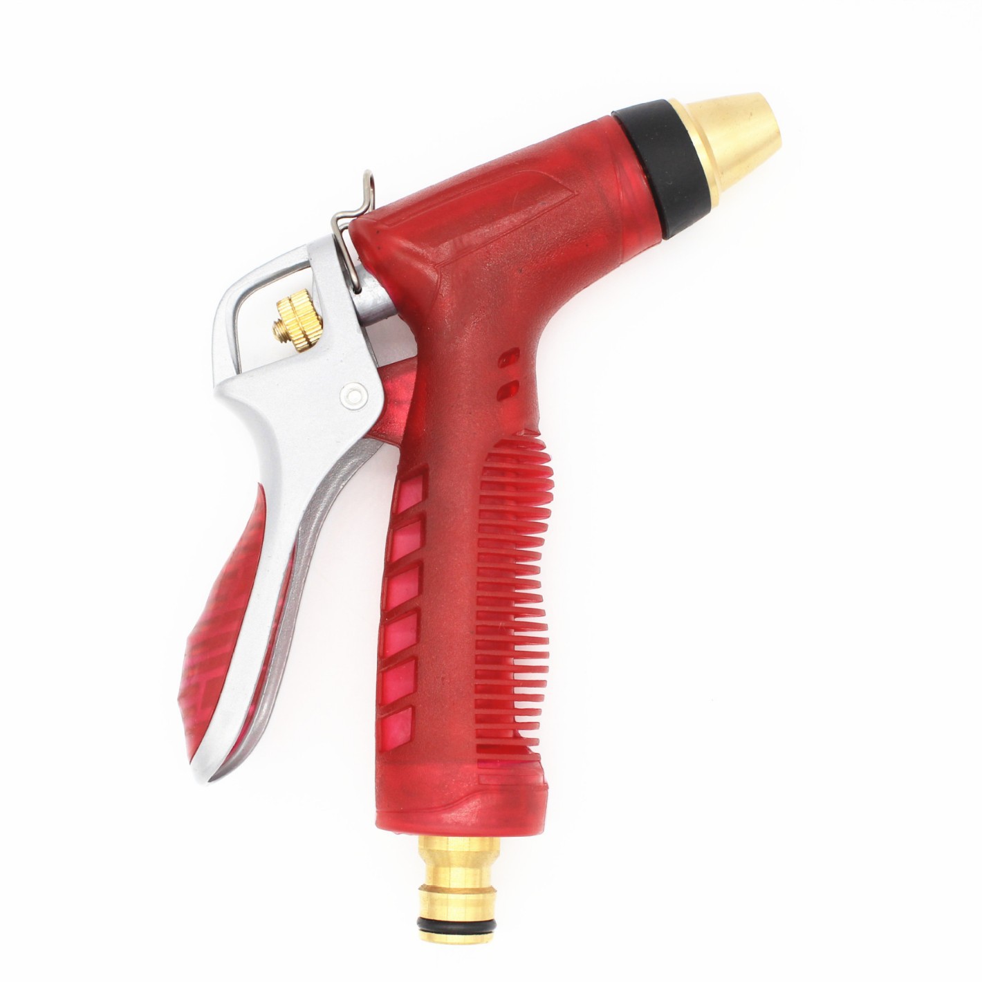 升级版 虎贝尔魅力红同款 高压洗车水枪 全铜家用水枪头 洗车器