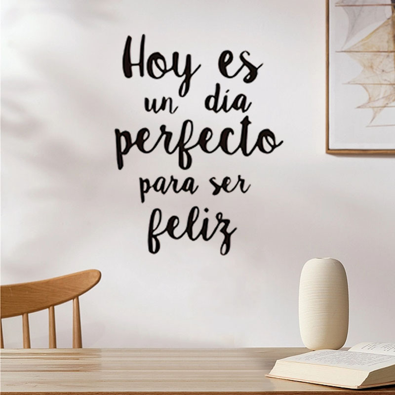Día perfecto Estilo nórdico pegatinas de pared letras inglesas pegatinas transfronterizas e-commerce generación AliExpress