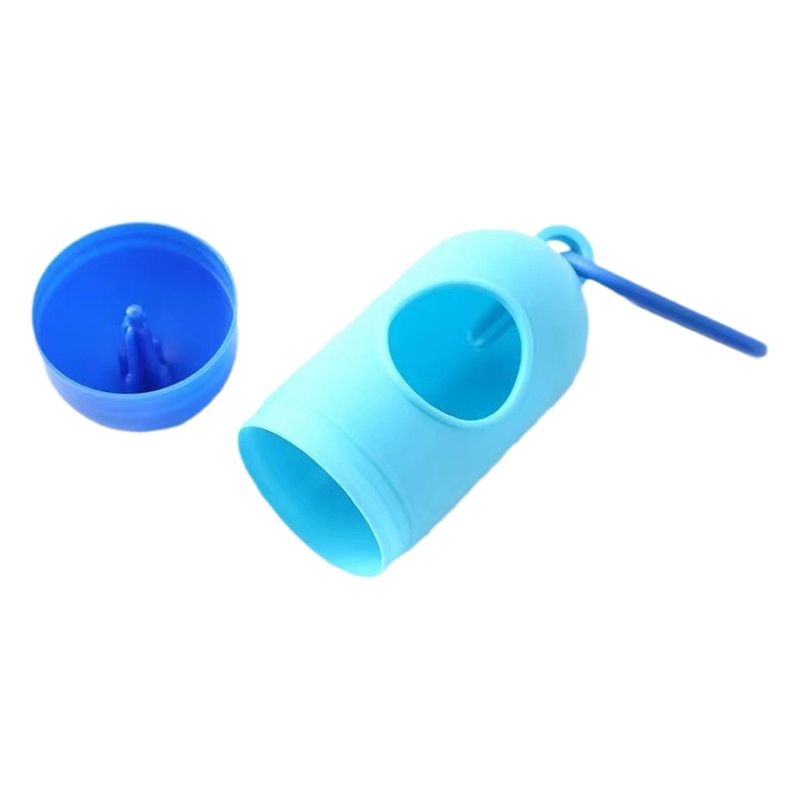 Pet Garbage Bag Dispenser Portable Capsule Pill Pickup Toilet Pet Cleaning Supplies Garbage Box