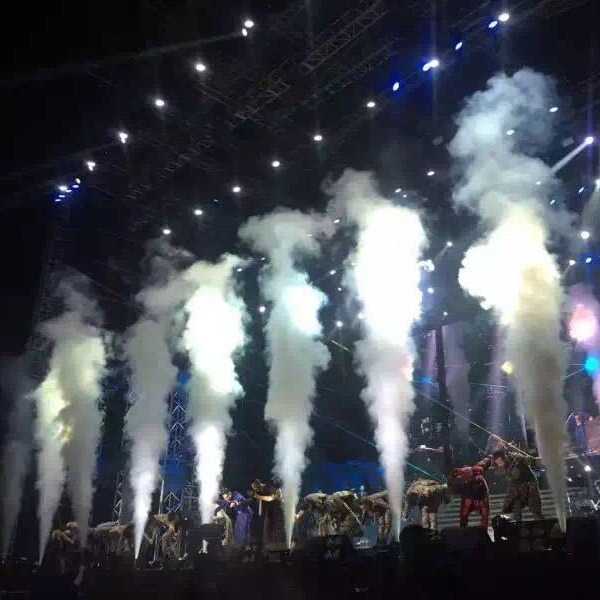 Máquina de Columna de Dióxido de Carbono LED, Máquina de Niebla de Agua Multicolor Multiángulo para Bodas, Máquina de Humo para Actuaciones en Escenarios y Bares