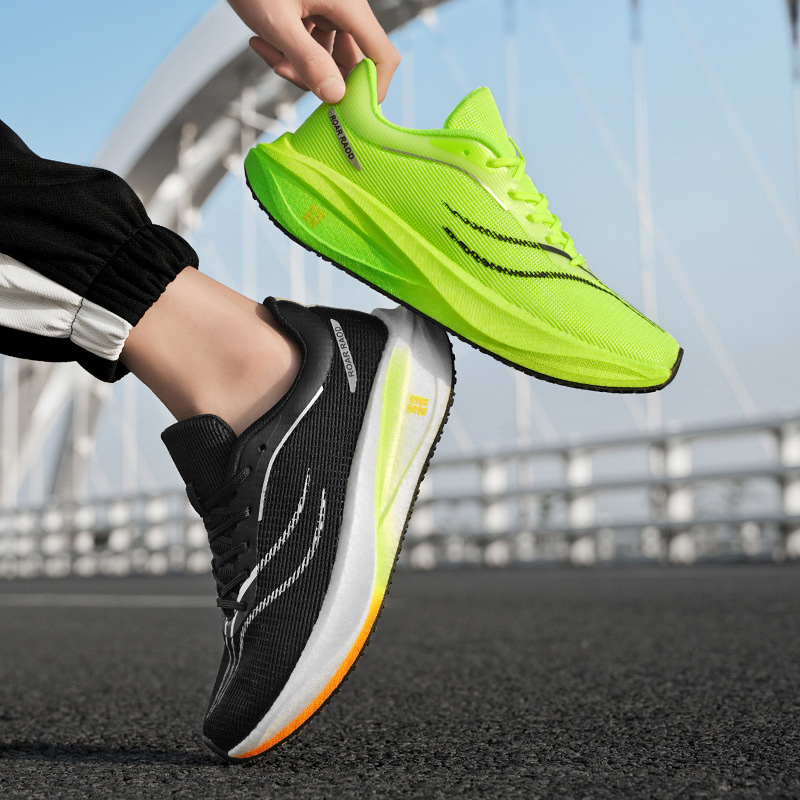 Carefully Selected Spring and Summer Feidian 5C Carbon Plate Soft-Soled Racing Running Shoes Real Popcorn Shock-Absorbing Student Shoes Running Shoes F5