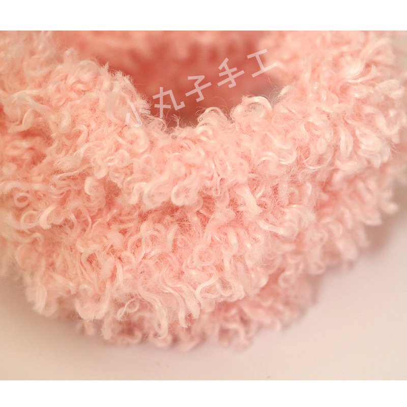 Suministro directo de fábrica 10mm lana rizado palo trenzado Super grueso Super denso hecho a mano DIY pequeña leche perro pelo raíz al por mayor
