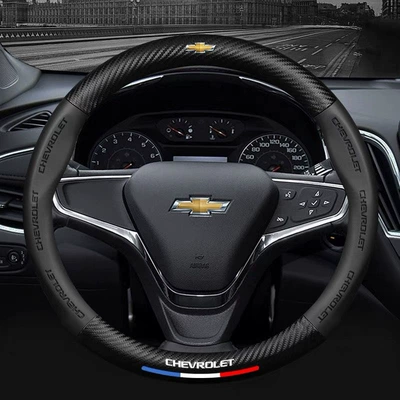 Steering wheel cover | Modification Ultra-Thin Anti-Slip Four-Season Universal - round-chevroletblack-38cm