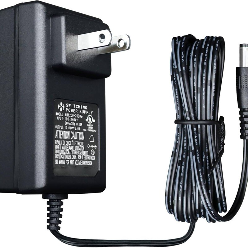 24W stabilized switching power supply, fully certified to meet US UL standards, 12V 2A power adapter for surveillance cameras