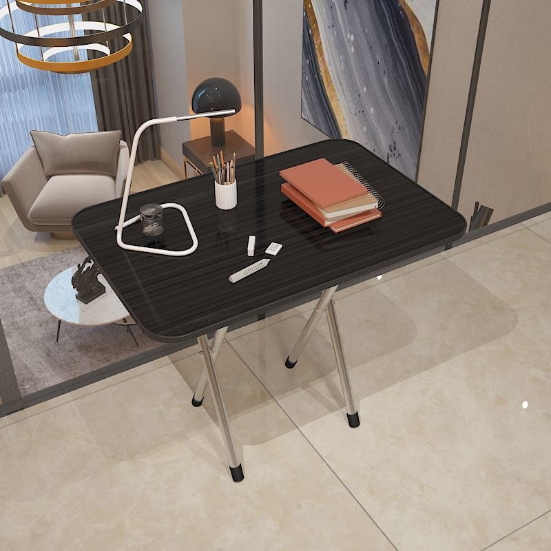 Mesa plegable simple portátil rectangular contra la pared pequeña mesa dormitorio de alquiler mesa de comedor pequeña mesa cuadrada al aire libre