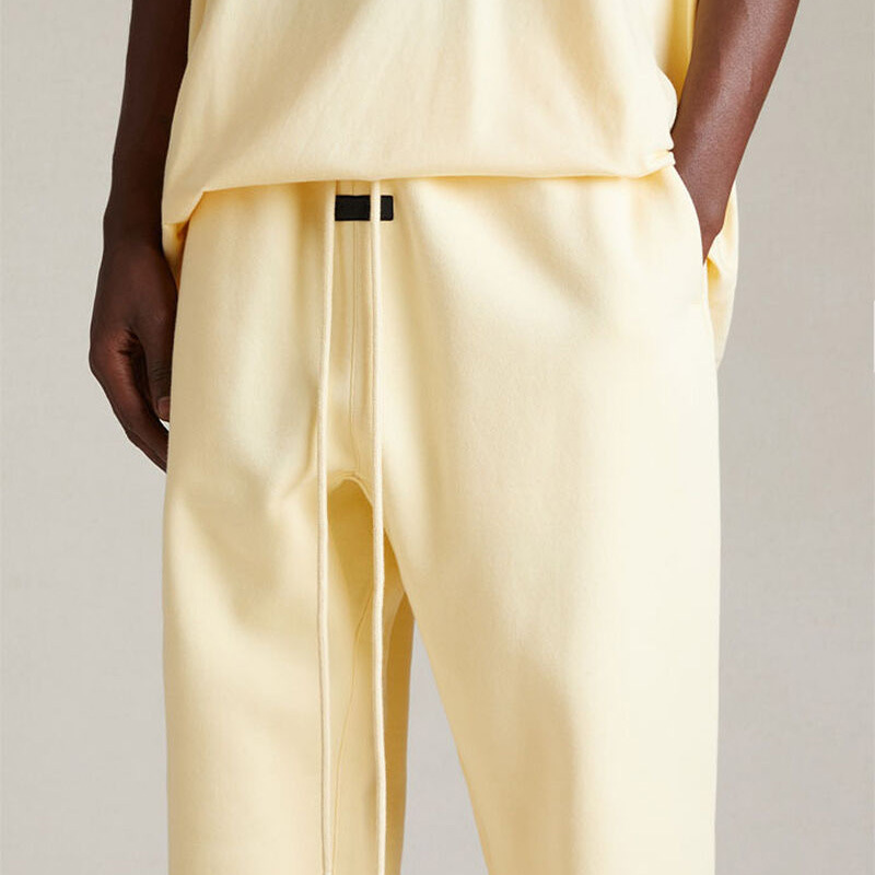 2024SS pantalones de moda estándar ESSENTIALS marca de moda más terciopelo Sweatpants transfronterizo