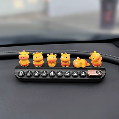 Phone Number Plate 2025 New – Nömrəli dayanma kartı - black-aromatherapy-6-pack-capybara-lulu