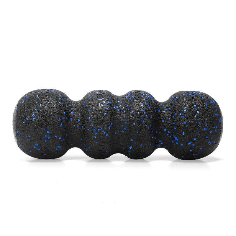 High Hardness Foam Roller Yoga Column Large Peanut Ball Yoga Fitness Muscle Relaxation Roller Four-Head Column Solid Column