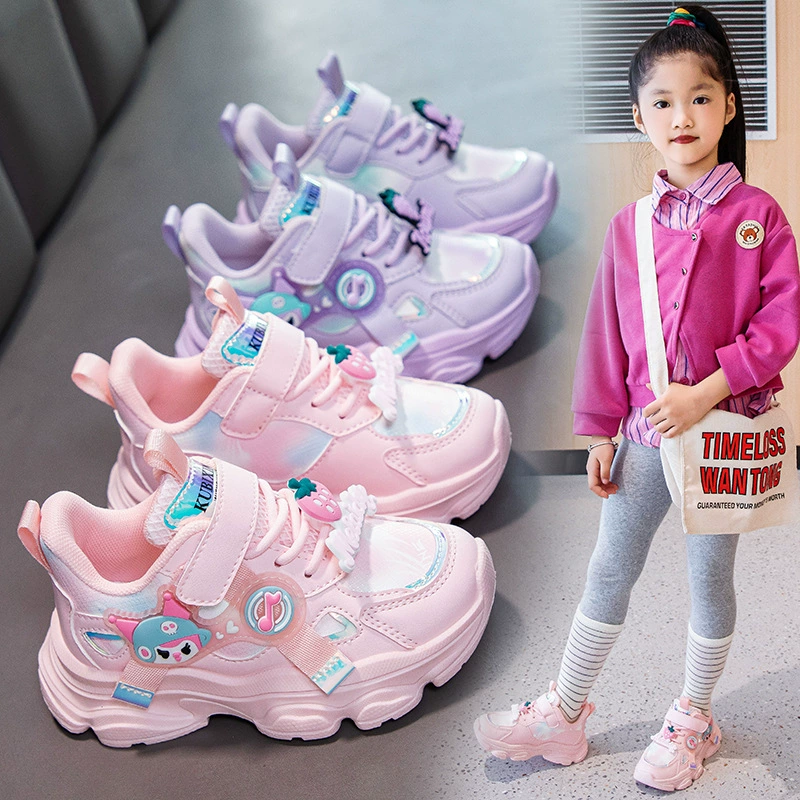 Детская спортивная обувь мультфильм 2025 новая корейская версия обуви для девочек