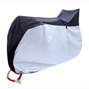 Cross-Border Hot Sale 210D/190T Kidsren's Bicycle Cover with Rear Seat Seat Rain Cover