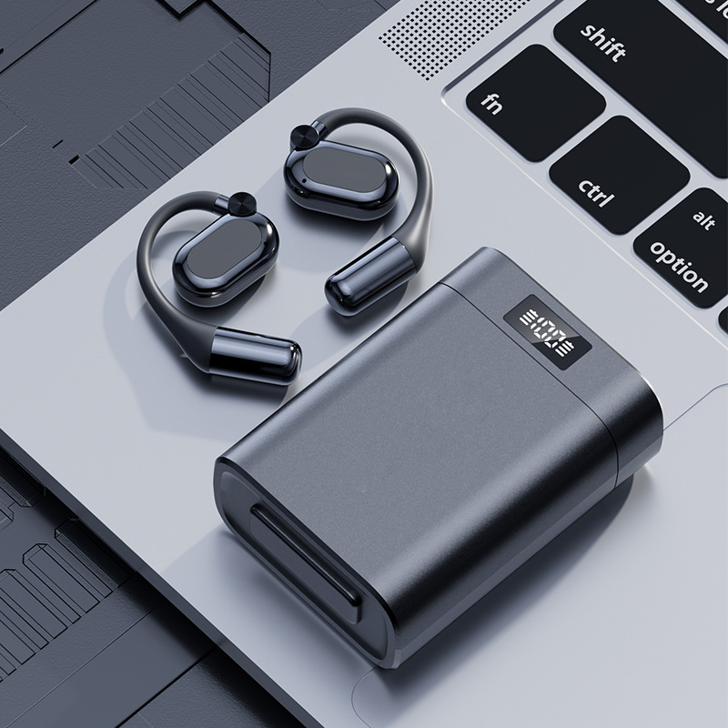 2025新款AI翻译蓝牙耳机长续航金属液晶显示移动电源带LED手电|undefined