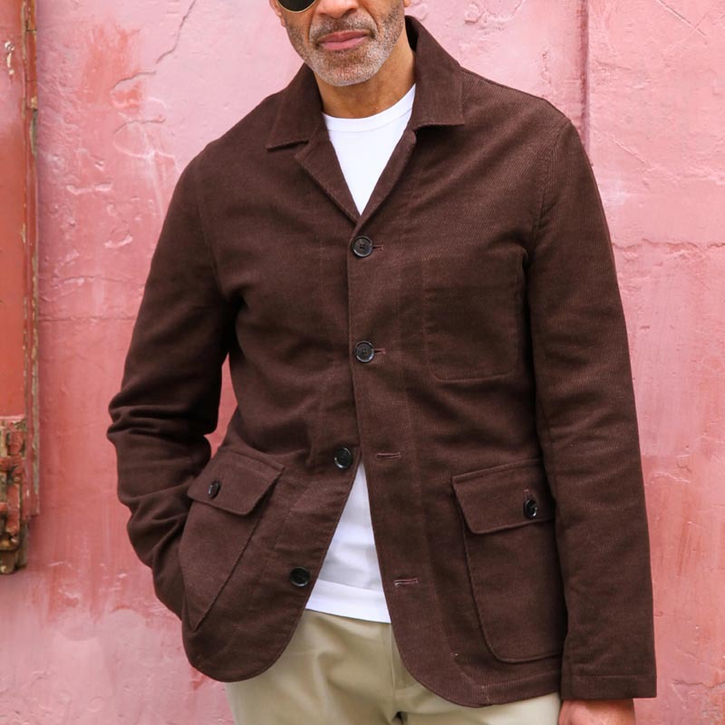 2024 men's spring and autumn cotton linen suit British style jacket top men_voghion.com