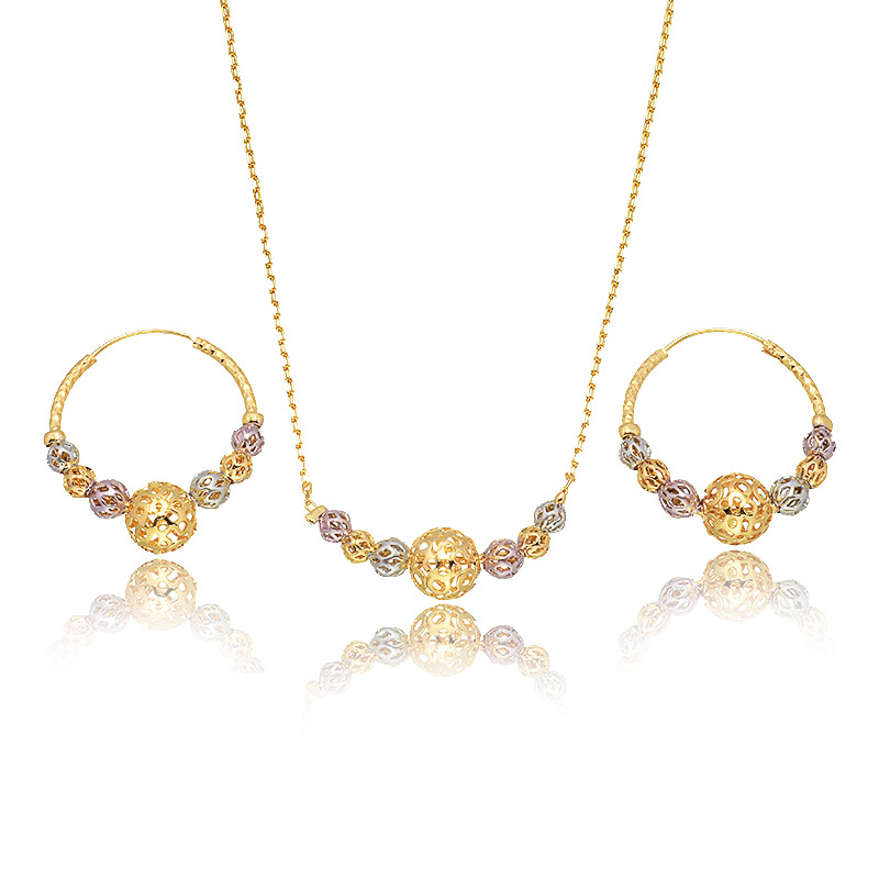 Jewelry Set Classification Brass Plating Color Block Jewelry Set