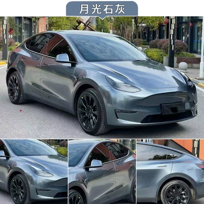 Auto Color Change Film — Crystal Amg Mountain Gray Super Bright - pet-moonlight-lime-mercedes-benz-152m-17m-white-label-flawless
