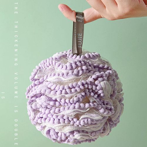 Bath flower high-end large size bath pearl bath ball non-scattered bath flower ball cute scrub foaming bath ball wholesale