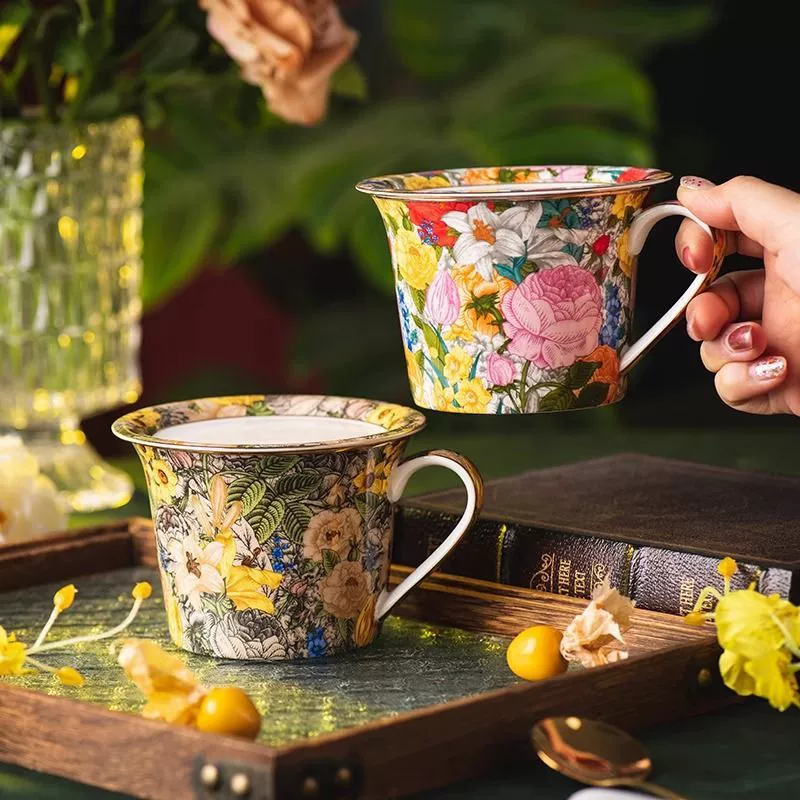 Кружка Huayun, чашка для воды, керамическая чашка, красивая чашка для завтрака, изысканная домашняя чашка, офисная чашка для чая, чашка для кофе