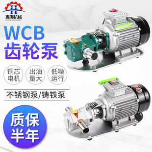 Wcb Gear Pump Gear Hydraulic Oil Pump Small Industrial Grade Electric High Pressure Oil Pump Machine Diesel Self-Priming