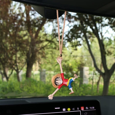 One Piece avtomobil asqısı, Luffy bəzəyi, arxa görüntü güzgüsü üçün hədiyyə