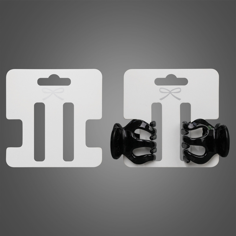Grab Clip Card Children's Hairpin Shark Clip Cardboard small size Paw Clip Multi-Card Packaging Card Head Accessories