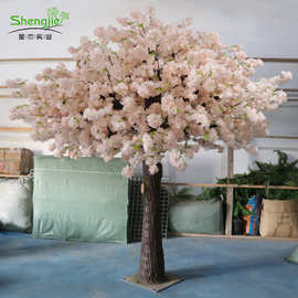 仿真樱花树婚庆造景樱花树假樱花树室内商场装饰许愿树可来图制作