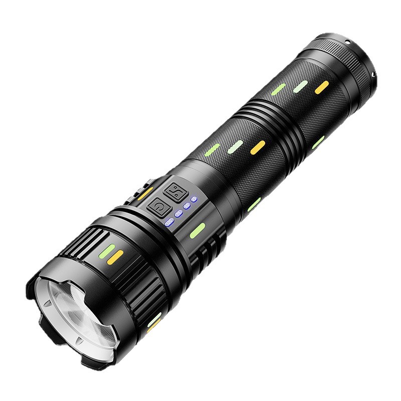 Nueva linterna de luz ultra brillante G400 disipación de calor láser zoom de alta lumen iluminación de campamento al aire libre