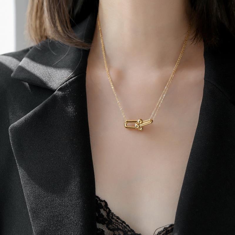 Alloy Material Geometric Pattern Fashion Geometric Alloy Wholesale Pendant Necklaces