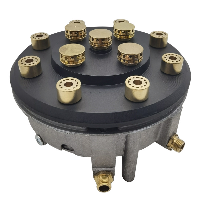 精巧炉头配件通用嵌入式燃气灶具十三枪九头猛火节能加厚燃烧器