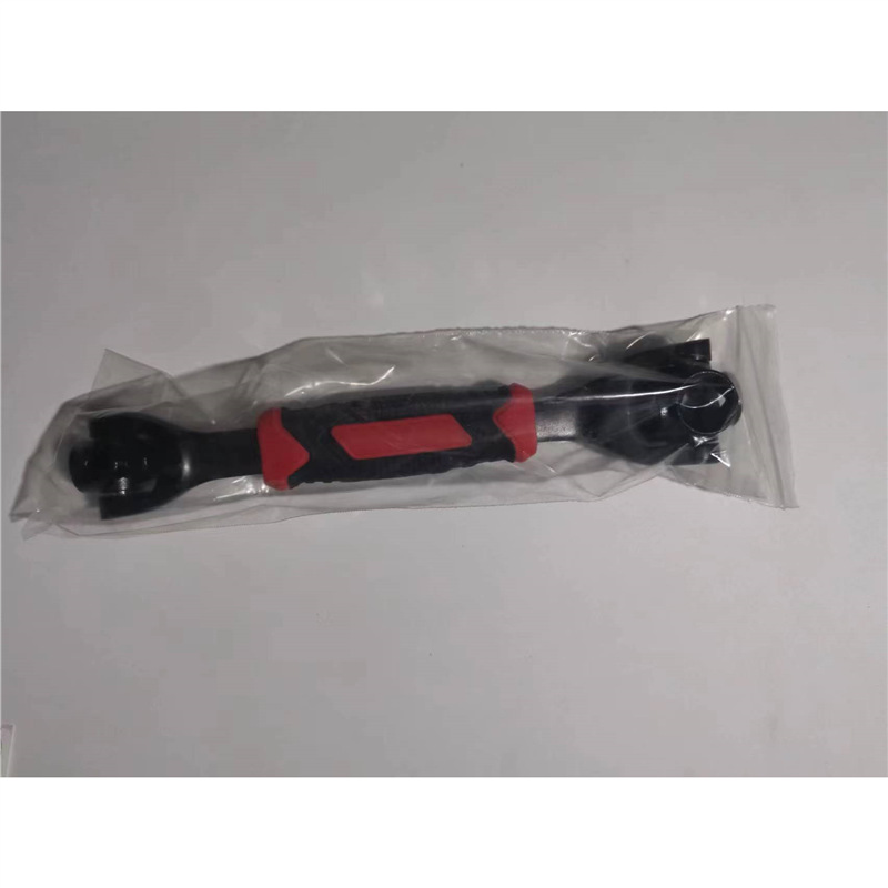 Llave de trinquete de doble cabeza ciruela de ocho en uno métrico del fabricante manguito giratorio universal a prueba de explosiones de múltiples cabezales 48 en uno