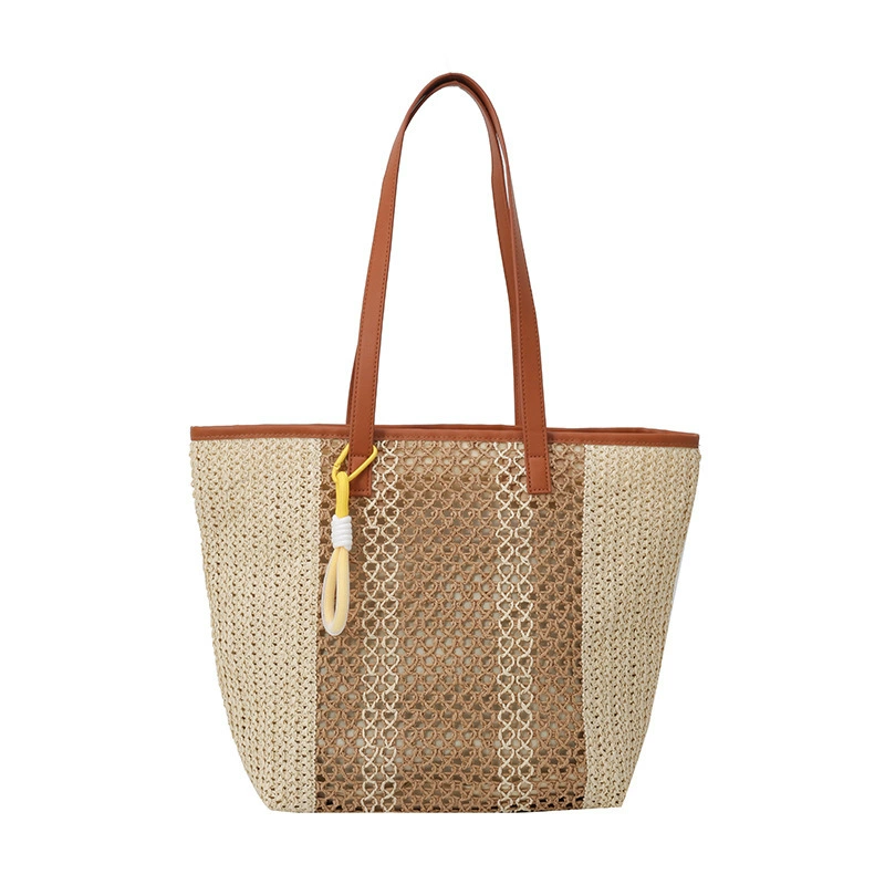 Universal fashionable straw beach one-shoulder bag for leisure, city style