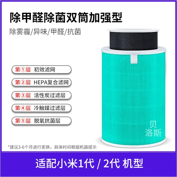Formaldehyde removal and sterilization double-barrel reinforcement type (12 generations)