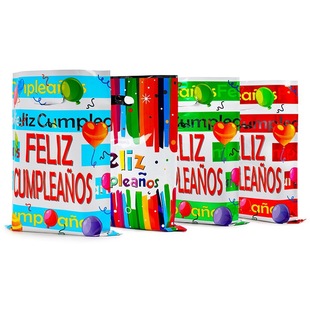 Birthday Party Gift Bag Spanish Aluminum Film Bag Western Birthday Return Gift Bag Candy Bag