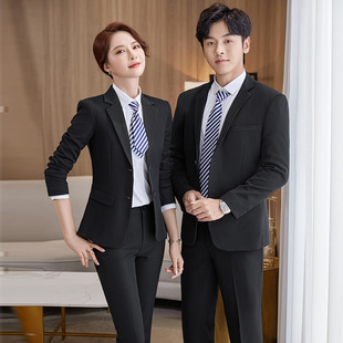Sales Department Property Customer Service Reception Work Clothes Hotel Front Desk Lobby Manager Work Wear Business Suit Suit