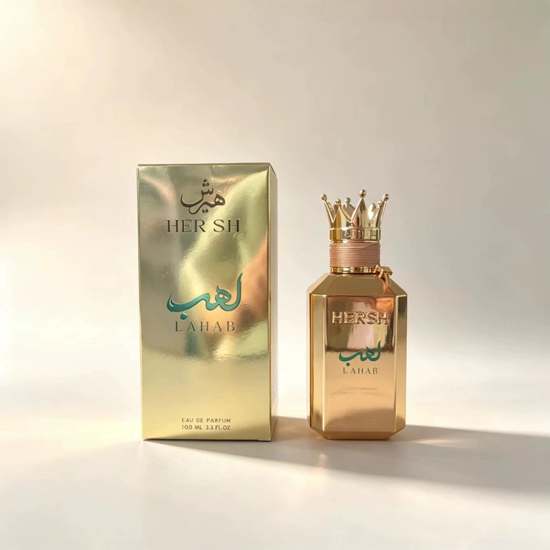 Cross-border bestseller: Hersh Lahab Crown Perfume, 100ml, long-lasting fragrance, wholesale for export to the Middle East and Dubai