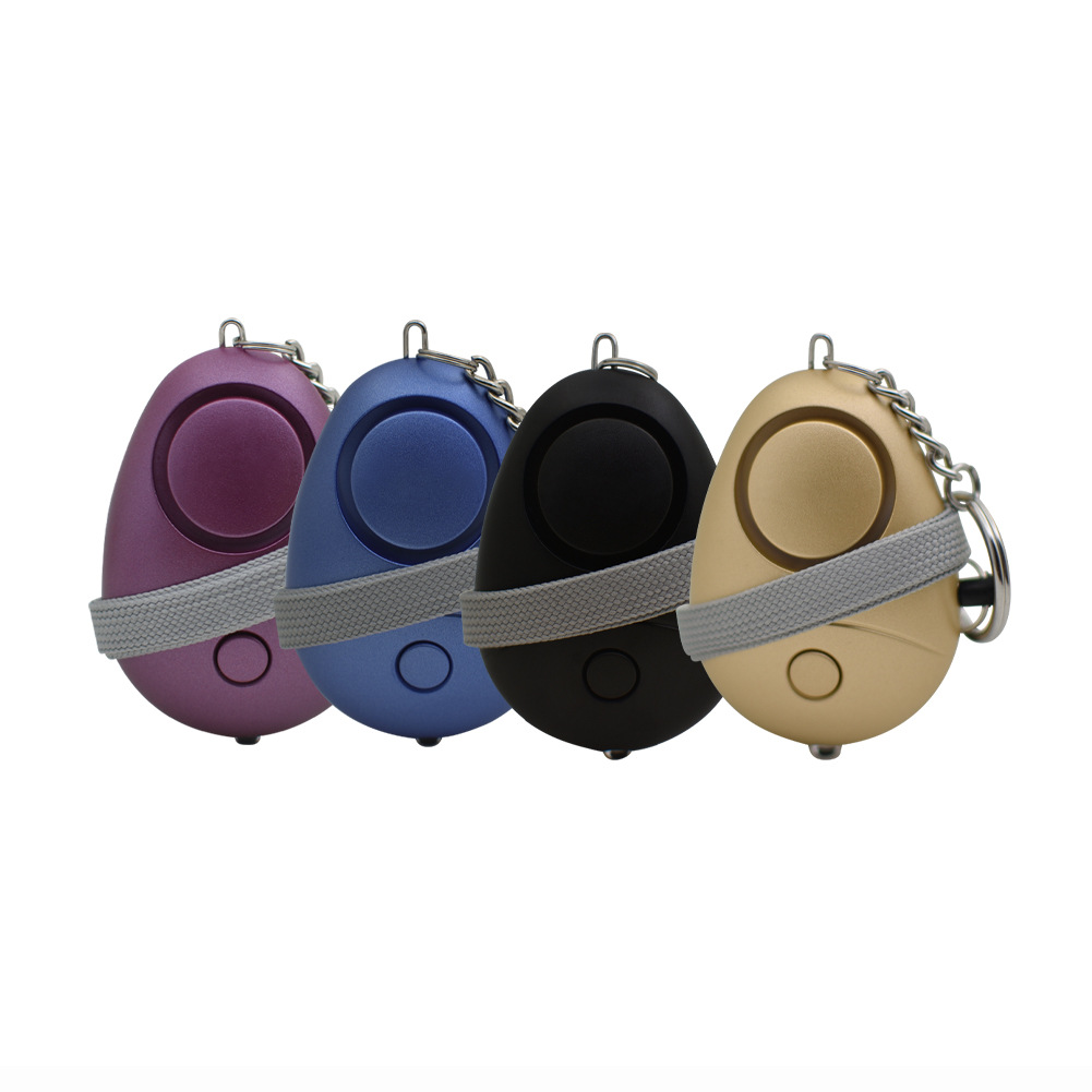 Alarma Personal de Tirador Portátil con Luz LED para Mochila y Llavero