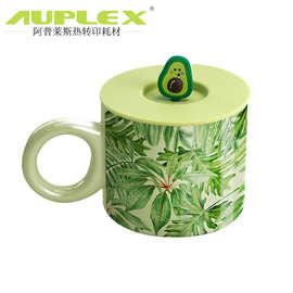 蜜桃马克杯ins水杯办公室创意杯Cartoon Lids Airtight Seal Mug